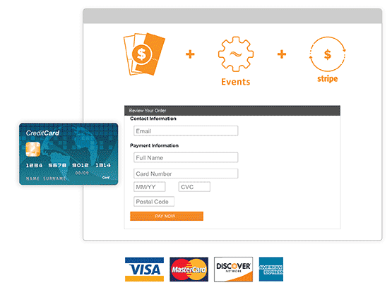 Accept credit card payments
