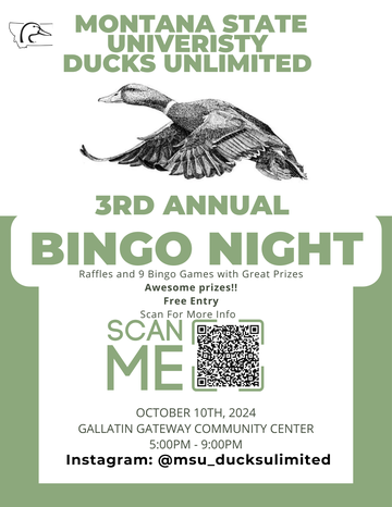 Event Montana State University Bingo Night