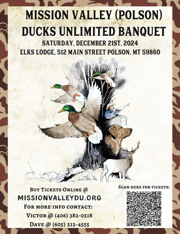 Event Mission Valley (Polson) Ducks Unlimited Banquet