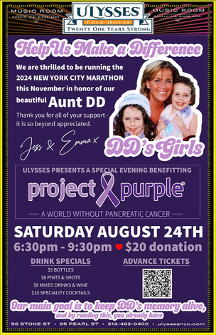 Event Project Purple Fundraiser in Memory of Aunt DD!!