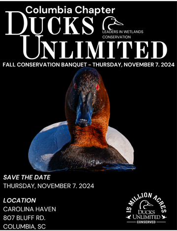 Event Columbia Ducks Unlimited Fall Conservation Banquet