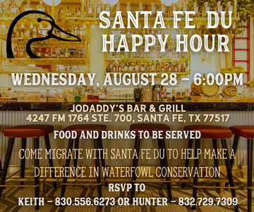 Event Santa Fe Ducks Unlimited Happy Hour