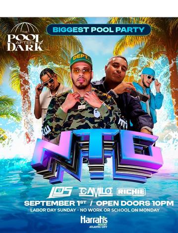 Event Labor Day Weekend NTG Live With DJ Camilo At Harrahs Resort