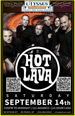 Event Hot Lava Live Music Show @ Ulysses Folk House