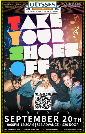 Event Take Your Shoes Off @ Ulysses Folk House