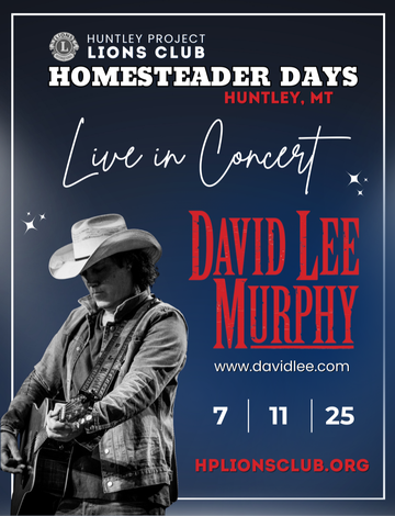 Event David Lee Murphy, El Wencho and Exit 53 at 2025 Homesteader Days