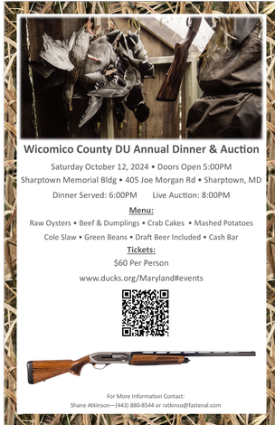 Event Wicomico County DU Annual Dinner & Auction