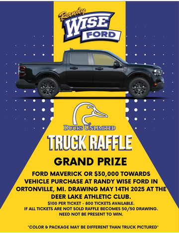 Event Southeast Michigan Regional  Truck Raffle.