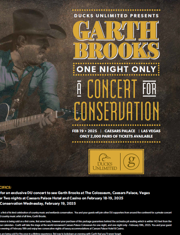 Event Garth Brooks Concert for Conservation - Feb 19th, 2025