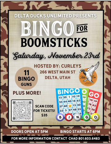 Event Delta Ducks Bingo For "Boomsticks"