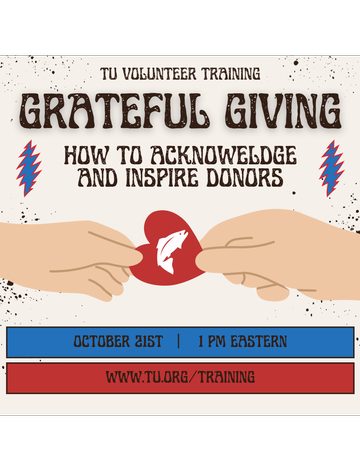 Event TU Training: Grateful Giving - How to Acknowledge Donations and Inspire Donors