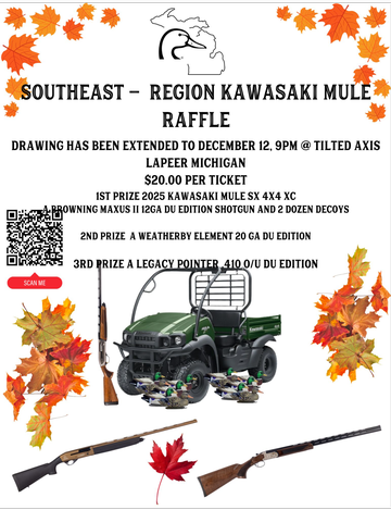 Event Southeast - Northern Michigan Regional  Kawasaki Mule Raffle 