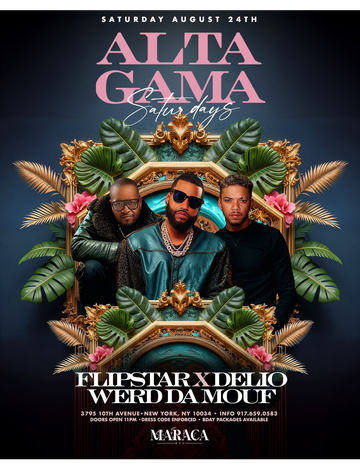 Event Alta Gama Saturdays At Maraca NYC