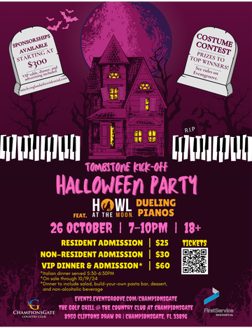 Event Tombstone Kick-off Halloween Party - PUBLIC EVENT