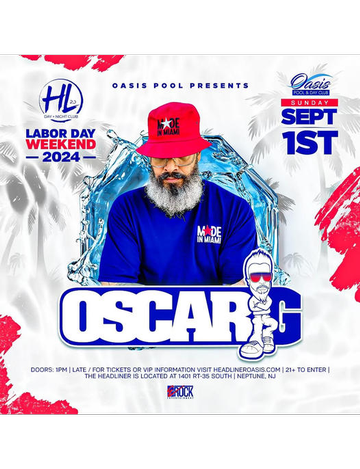 Event Labor Day Weekend Pool Party Oscar G Live At Oasis Pool & Day Club