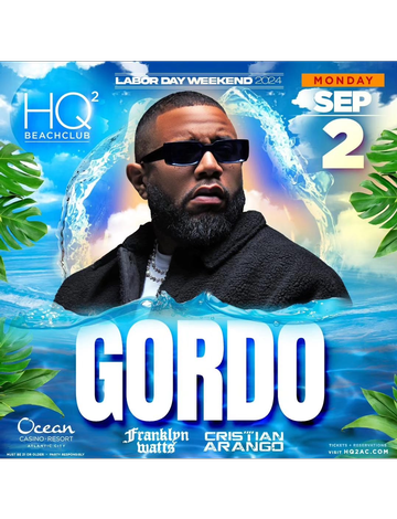 Event HQ2 Pool Party LDW 2024 Gordo Live At HQ2 Beachclub