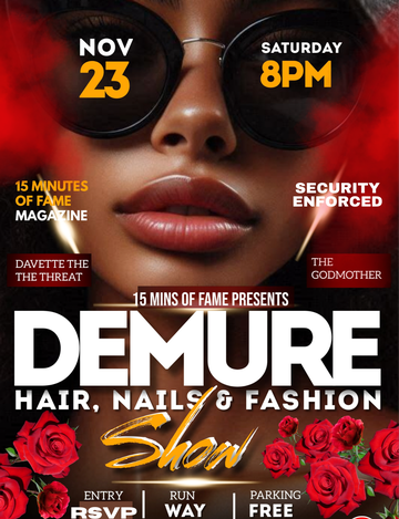 Event DEMURE HAIR, NAILS & FASHION SHOW 