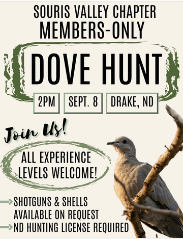 Event Souris Valley Chapter Dove Hunt