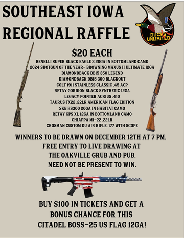 Event Southeast Iowa Regional Raffle