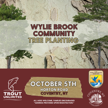 Event Wylie Brook - TU Tree Planting Event