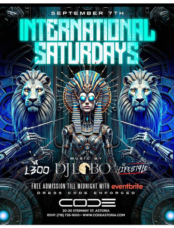 Event International Saturdays NY Fashion Week Edition At Code Astoria