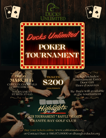 Event Granite Bay DU Poker Tournament