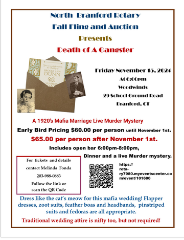 Event North Branford Rotary Fall Fling Auction & a Murder Mystery 