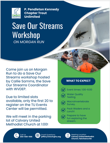 Event Save Our Streams Workshop Morgan Run