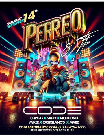 Event International Saturdays Perreo & Teteo Edition At Code Astoria