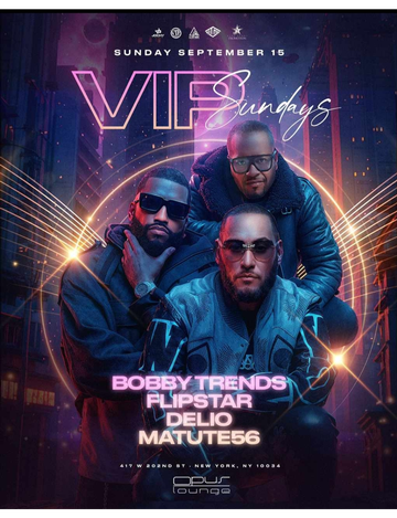 Event VIP Sundays DJ Bobby Trends Live At Opus Lounge