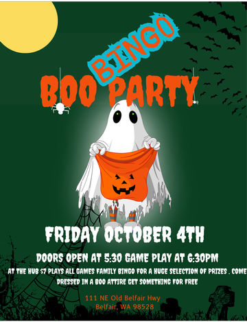 Event Boo Family Bingo Party at The HUB