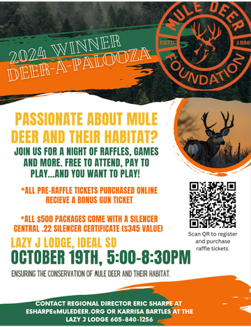 Event Rosebud Chapter- Mule Deer Palooza