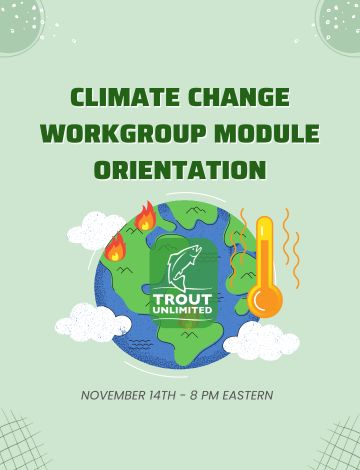 Event Climate Change Workgroup Module Orientation