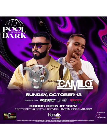 Event Columbus Day Weekend DJ Camilo Live With Alex Sensation At Harrahs Resort