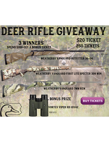 Event Weatherby Deer Season Giveaway 