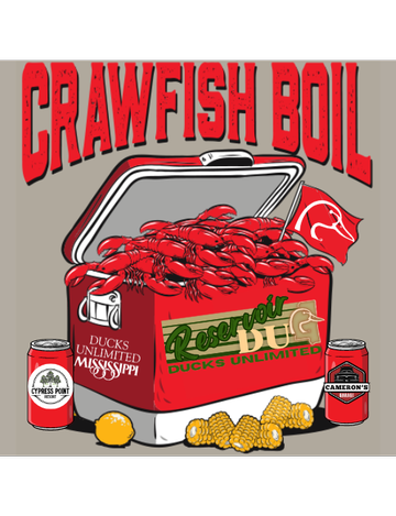 Event Reservoir Ducks Unlimited Crawfish Boil presented by Cameron's Garage at Cypress Point