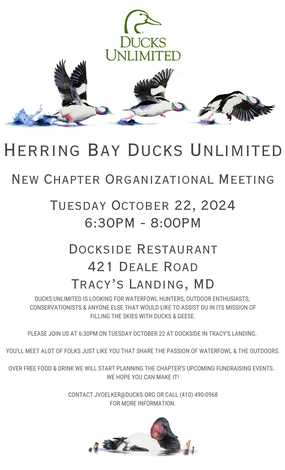 Event Herring Bay DU New Chapter Organizational Meeting