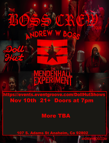 Event Andrew Boss - The Boss Crew Tour