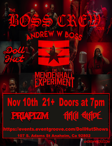 Event Andrew Boss - The Boss Crew Tour