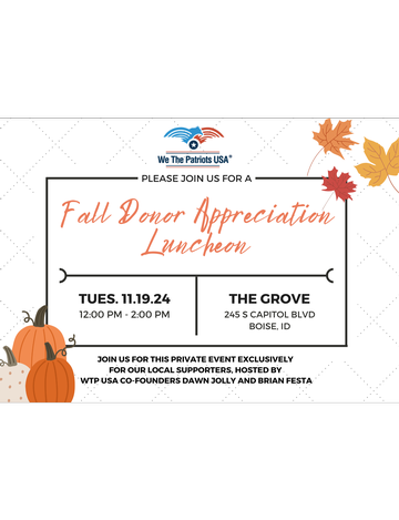 Event Fall Donor Appreciation Luncheon