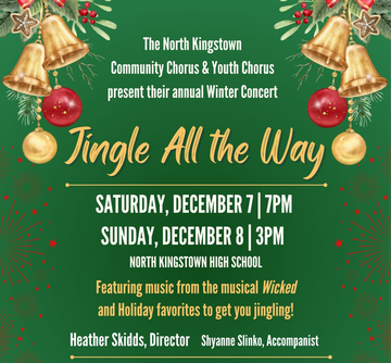 Event North Kingstown Community Chorus Winter Concert 2024, "Jingle All the Way"