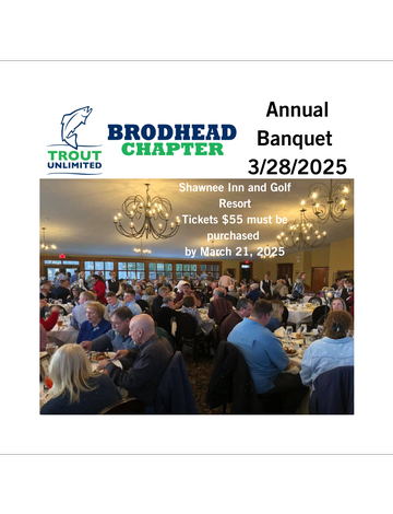 Event Brodhead Chapter Trout Unlimited Annual Banquet