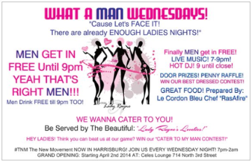 Event WHAT A MAN WEDNESDAY