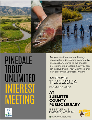 Event Pinedale Chapter interest meeting