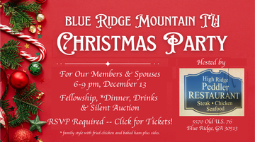 Event Blue Ridge Mountain TU 2024 Membership Christmas Party & Auction