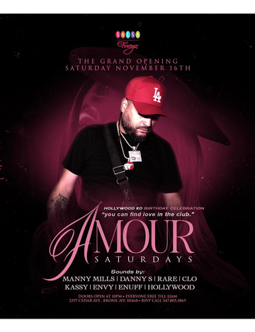 Event Grand Opening Of Amour Saturdays DJ Hollywood Ko Birthday Bash At Salsa Con Fuego