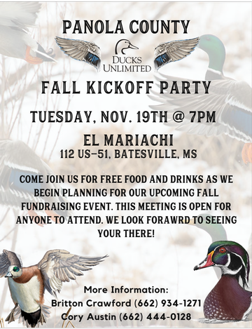 Event Panola County DU Kickoff Party