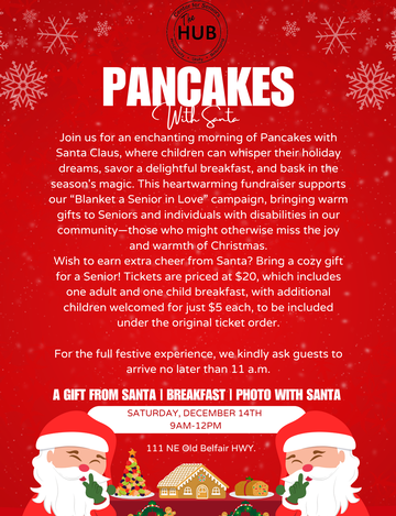 Event Pancakes + Pictures with Santa!