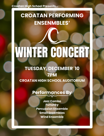 Event Croatan Band 2024 Winter Concert