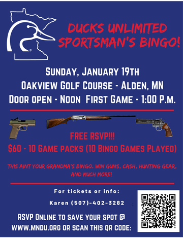 Event Freeborn County Sportsman's Bingo